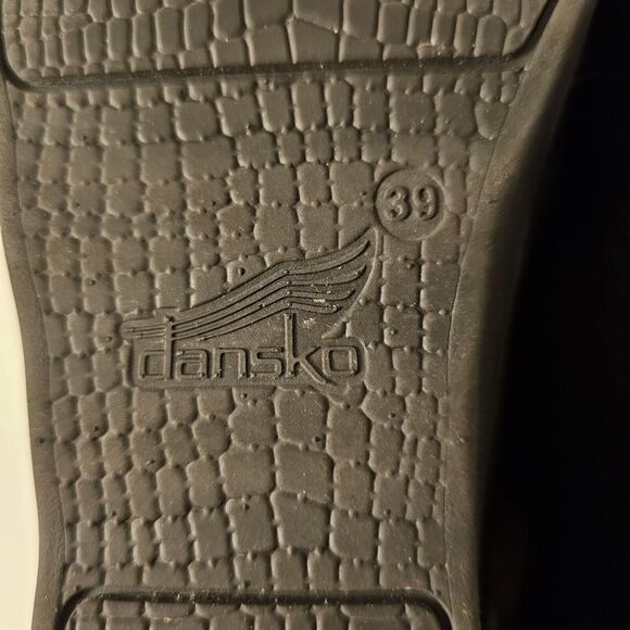 DANSKO Womens Black‎ Soft Leather Strap Comfort Loafers Euro 39 US 8-8.5 - Picture 6 of 10